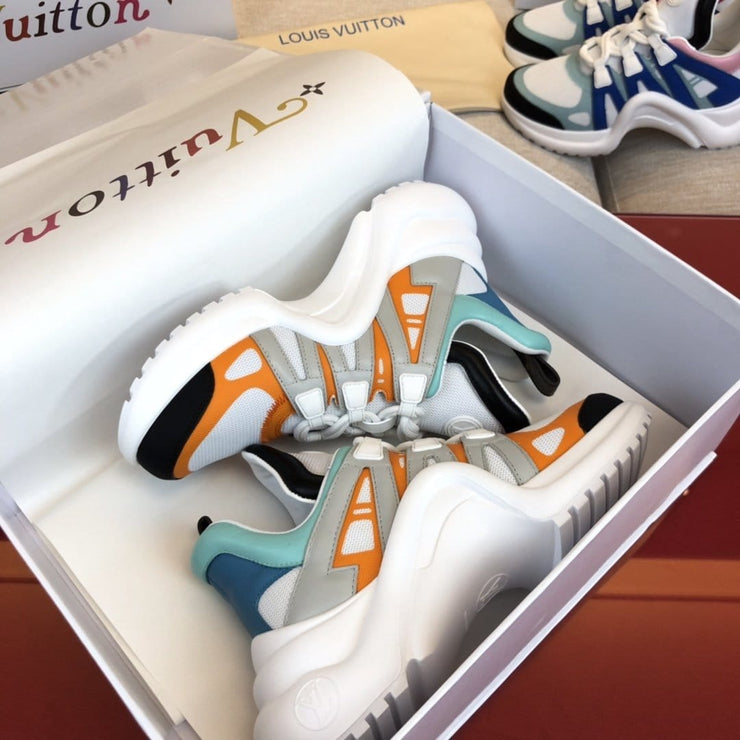 Looopix Louis Vuitton Futuristic Multi-Color Sneakers for women