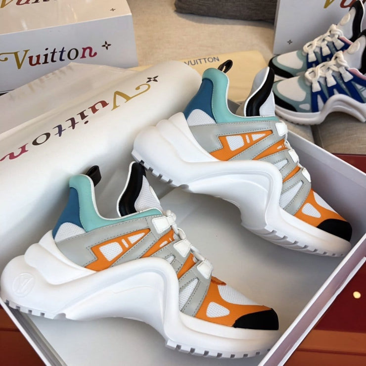 Looopix Louis Vuitton Futuristic Multi-Color Sneakers for women