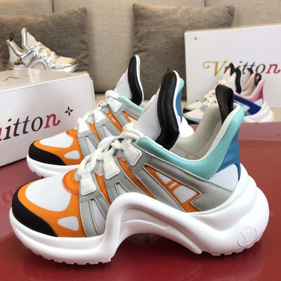 Looopix Louis Vuitton Futuristic Multi-Color Sneakers for women