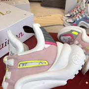 Looopix Louis Vuitton Futuristic Pink Sneakers
