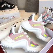 Looopix Louis Vuitton Futuristic Pink Sneakers