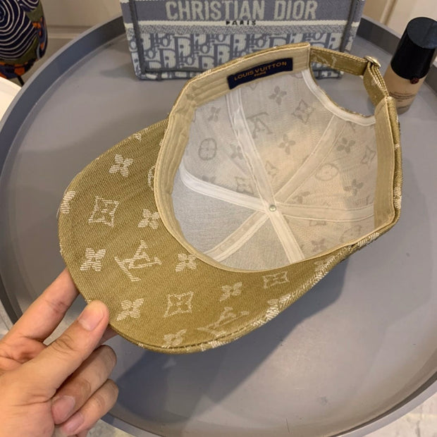 Looopix Louis Vuitton Golden Monogram Baseball Cap
