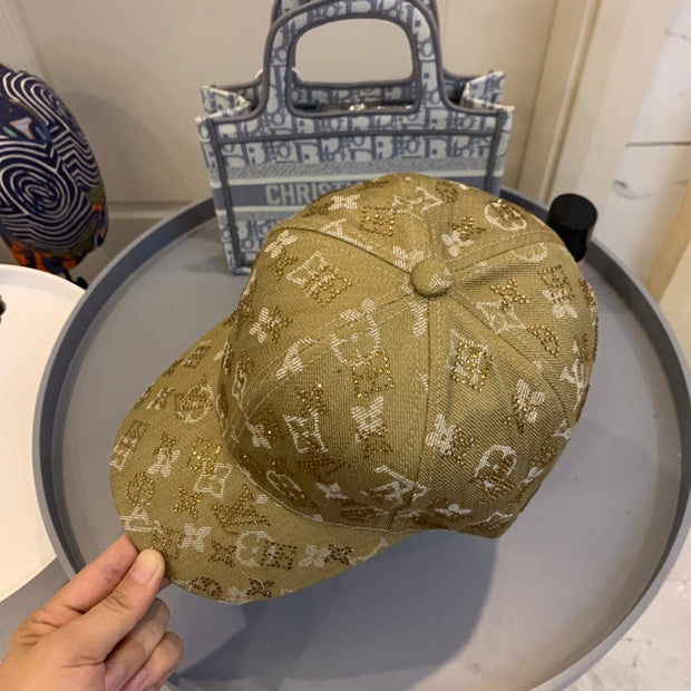 Looopix Louis Vuitton Golden Monogram Baseball Cap