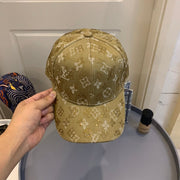 Looopix Louis Vuitton Golden Monogram Baseball Cap