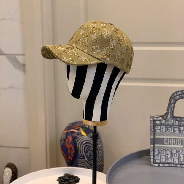 Looopix Louis Vuitton Golden Monogram Baseball Cap