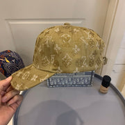 Looopix Louis Vuitton Golden Monogram Baseball Cap