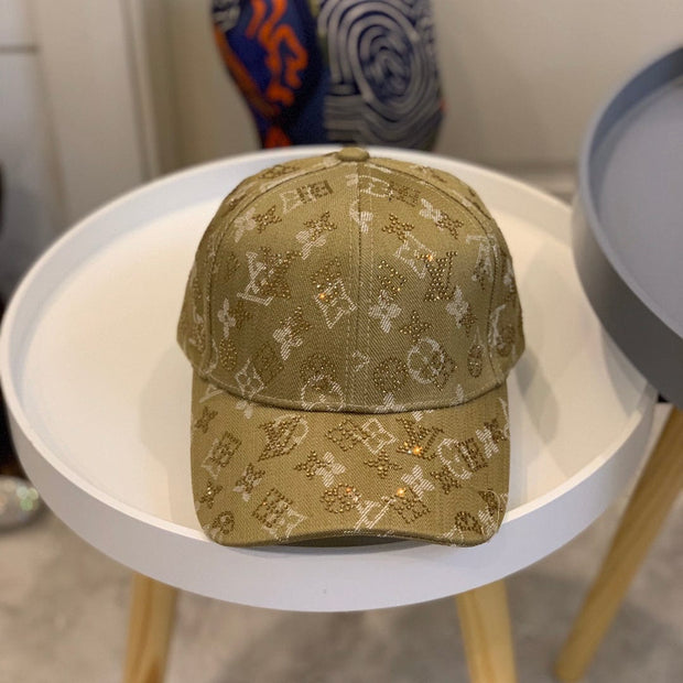 Looopix Louis Vuitton Golden Monogram Baseball Cap