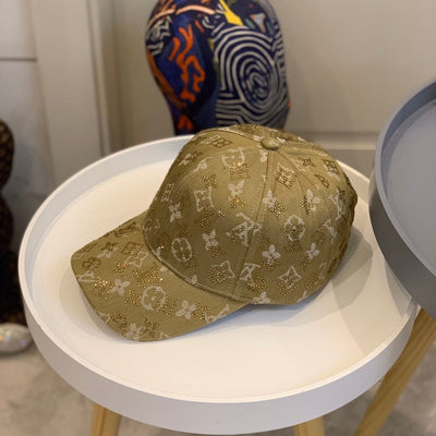 Looopix Louis Vuitton Golden Monogram Baseball Cap