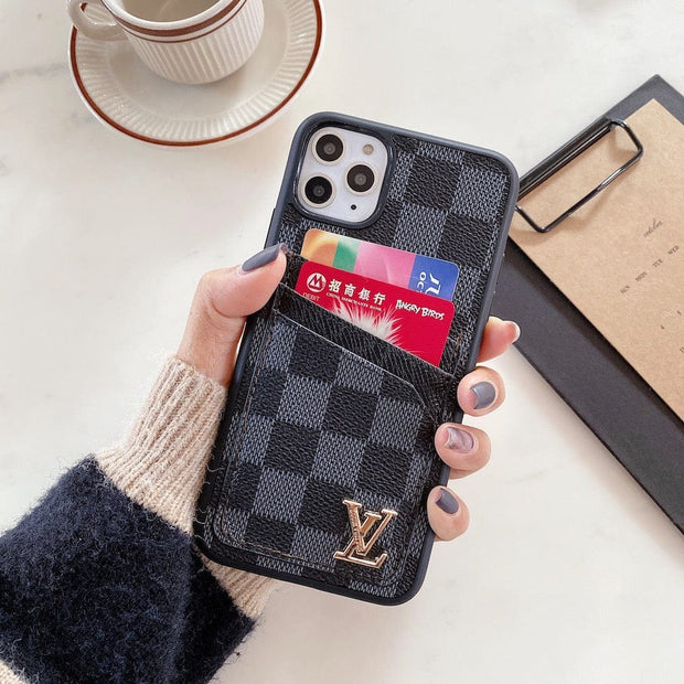 Looopix Louis Vuitton & Gucci iPhone Case Collection - Famous Patterns with Integrated Wallet