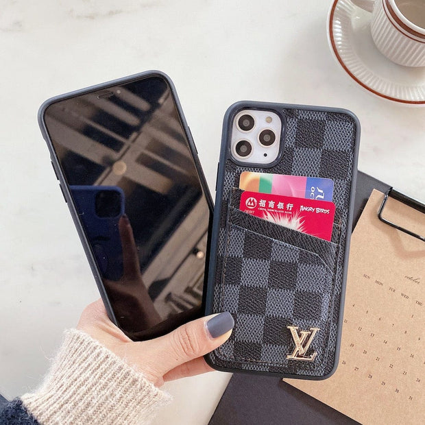 Looopix Louis Vuitton & Gucci iPhone Case Collection - Famous Patterns with Integrated Wallet