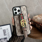 Looopix Louis Vuitton & Gucci with Handle Designer iPhone Cases