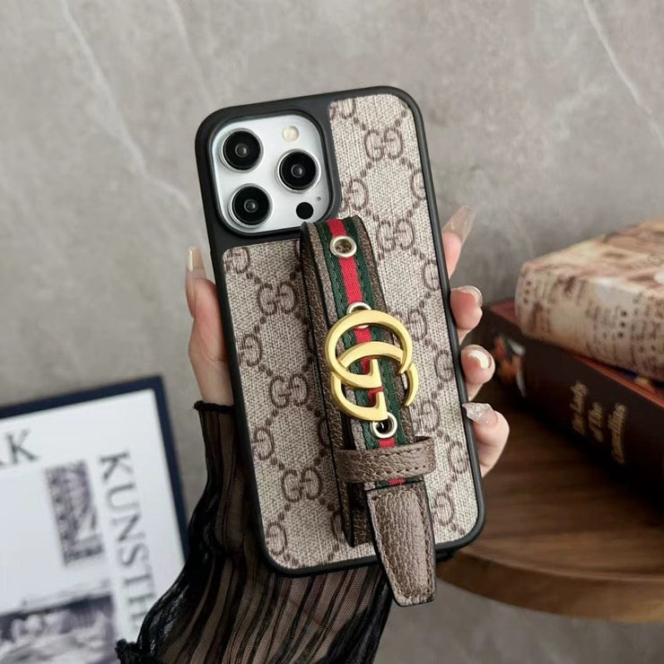Looopix Louis Vuitton & Gucci with Handle Designer iPhone Cases