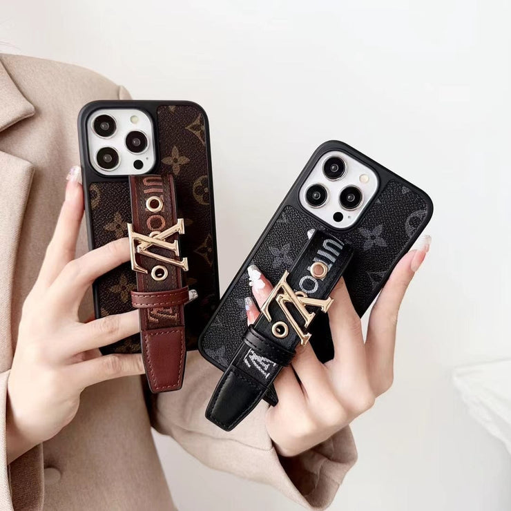 Looopix Louis Vuitton & Gucci with Handle Designer iPhone Cases