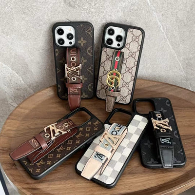 Looopix Louis Vuitton & Gucci with Handle Designer iPhone Cases
