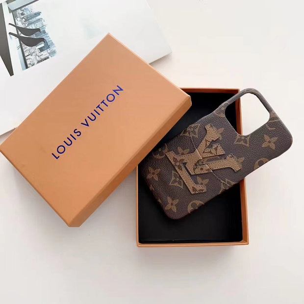 Looopix Louis Vuitton iPhone 15 Card Holder Case | Embrace Practical Elegance