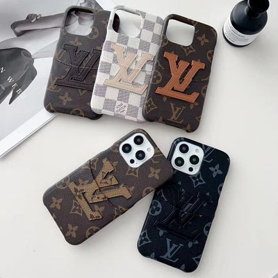 Looopix Louis Vuitton iPhone 15 Card Holder Case | Embrace Practical Elegance