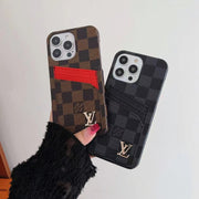 Looopix Louis Vuitton iPhone 15 Cover Case With Credit Card Slot