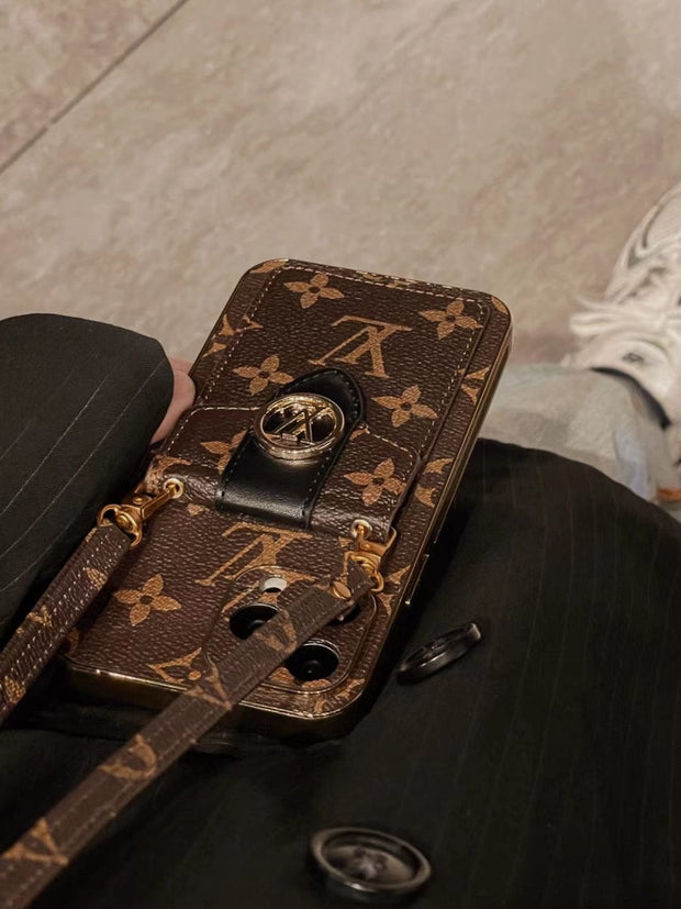 Looopix Louis Vuitton iPhone 15 Wallet Case Style and Protection