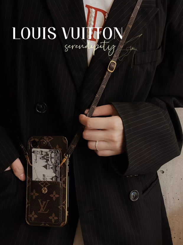 Looopix Louis Vuitton iPhone 15 Wallet Case Style and Protection