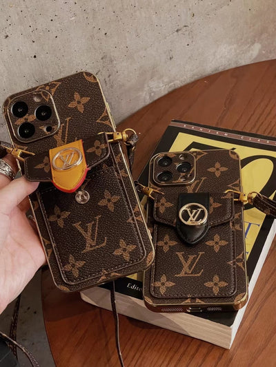 Looopix Louis Vuitton iPhone 15 Wallet Case Style and Protection