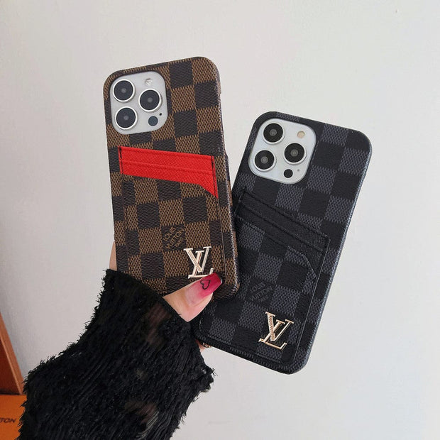 Looopix Louis Vuitton iPhone Cases with Extra Pouch - New Edition
