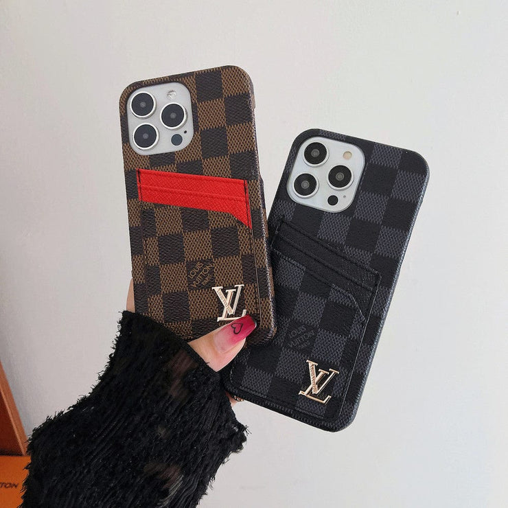 Looopix Louis Vuitton iPhone Cases with Extra Pouch - New Edition