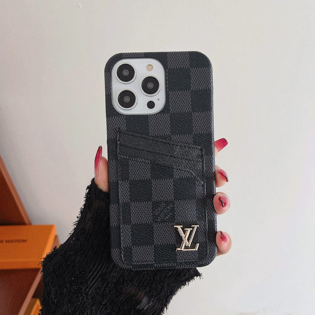 Looopix Louis Vuitton iPhone Cases with Extra Pouch - New Edition