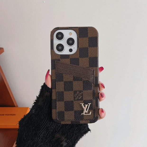 Looopix Louis Vuitton iPhone Cases with Extra Pouch - New Edition