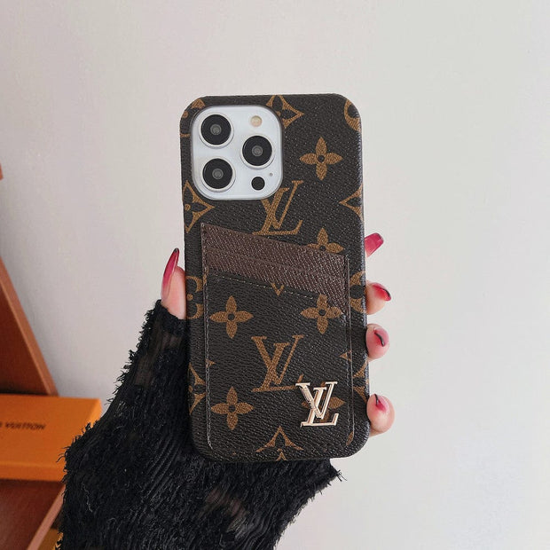 Looopix Louis Vuitton iPhone Cases with Extra Pouch - New Edition