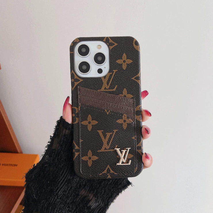 Looopix Louis Vuitton iPhone Cases with Extra Pouch - New Edition