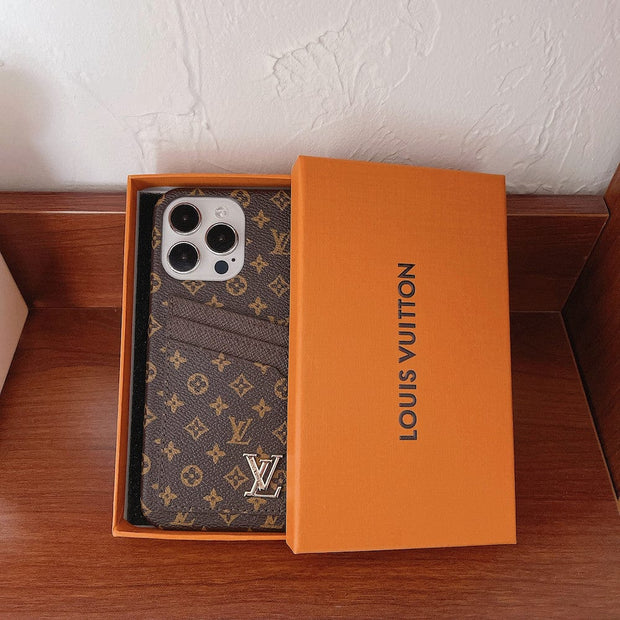 Looopix Louis Vuitton iPhone Cases with Extra Pouch - New Edition