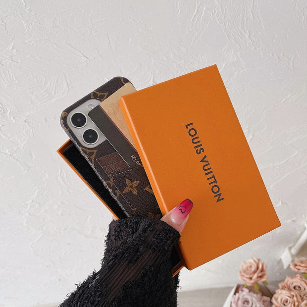 Looopix Louis Vuitton iPhone Cases with Extra Pouch - New Edition