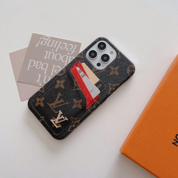 Looopix Louis Vuitton iPhone Cases with Extra Pouch - New Edition