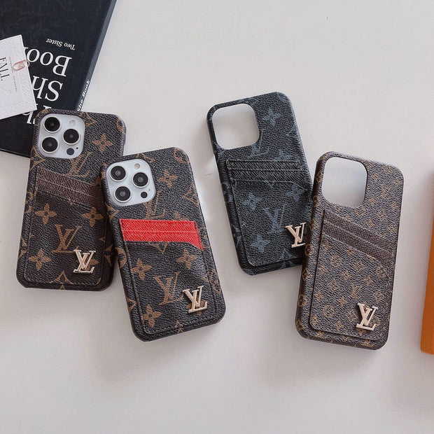 Looopix Louis Vuitton iPhone Cases with Extra Pouch - New Edition