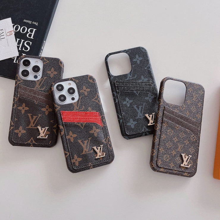 Looopix Louis Vuitton iPhone Cases with Extra Pouch - New Edition