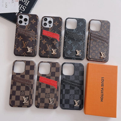 Looopix Louis Vuitton iPhone Cases with Extra Pouch - New Edition