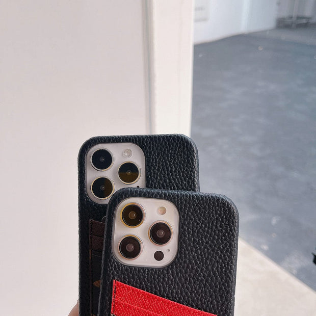 Looopix Louis Vuitton iPhone Cases with Extra Pouch - Timeless Luxury