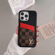 Looopix Louis Vuitton iPhone Cases with Extra Pouch - Timeless Luxury