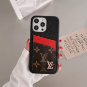 Looopix Louis Vuitton iPhone Cases with Extra Pouch - Timeless Luxury