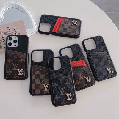 Looopix Louis Vuitton iPhone Cases with Extra Pouch - Timeless Luxury