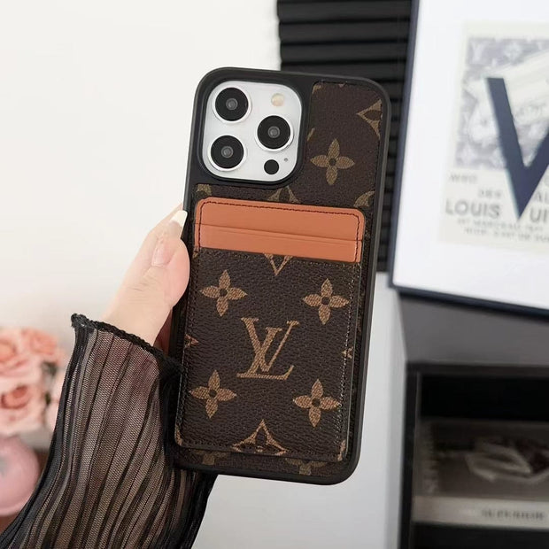 Looopix Louis Vuitton iPhone Cover with Colorful Card Holder