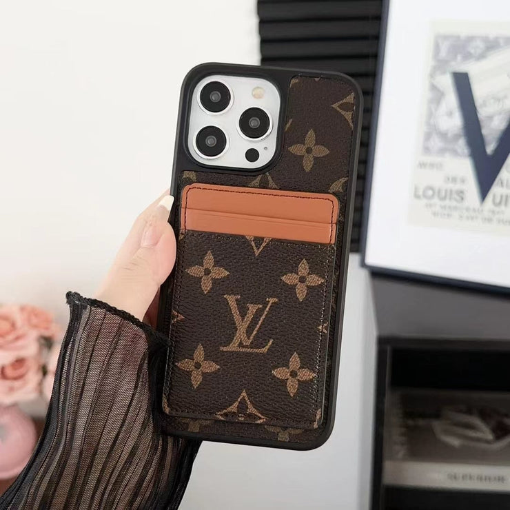 Looopix Louis Vuitton iPhone Cover with Colorful Card Holder