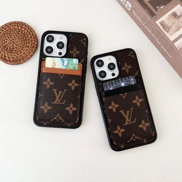 Looopix Louis Vuitton iPhone Cover with Colorful Card Holder