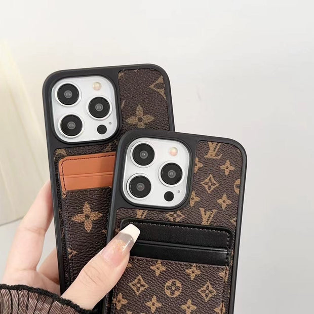 Looopix Louis Vuitton iPhone Cover with Colorful Card Holder