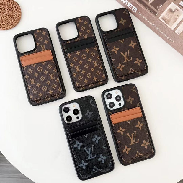 Looopix Louis Vuitton iPhone Cover with Colorful Card Holder