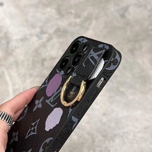 Looopix Louis Vuitton iPhone Cover with Handle | iPhone 12 to iPhone 15