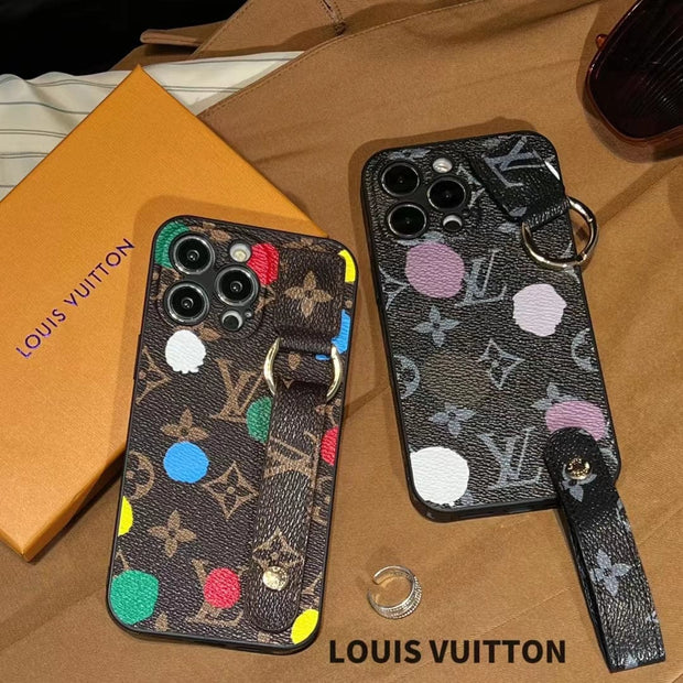 Looopix Louis Vuitton iPhone Cover with Handle | iPhone 12 to iPhone 15