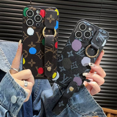 Looopix Louis Vuitton iPhone Cover with Handle | iPhone 12 to iPhone 15
