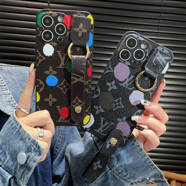 Looopix Louis Vuitton iPhone Cover with Handle | iPhone 12 to iPhone 15