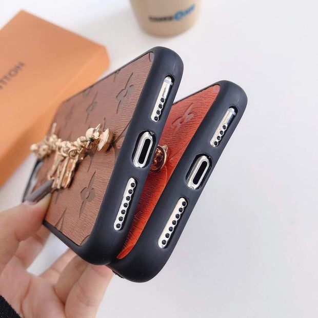 Looopix Louis Vuitton Leather iPhone 13 to 15 Cases